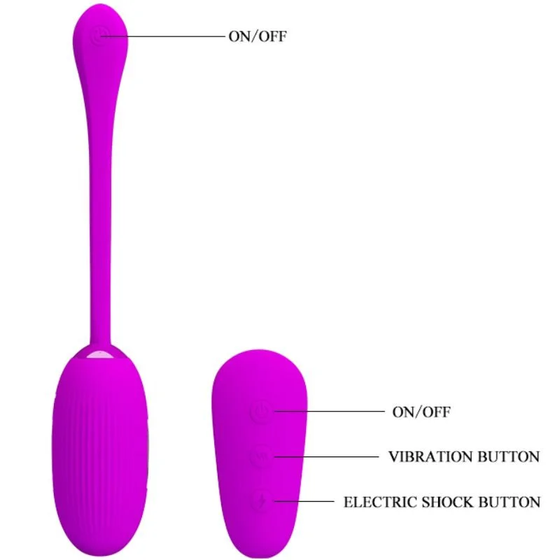 PRETTY LOVE - Shock Fun Huevo Vibrador Y Electroshock - Imagen 5