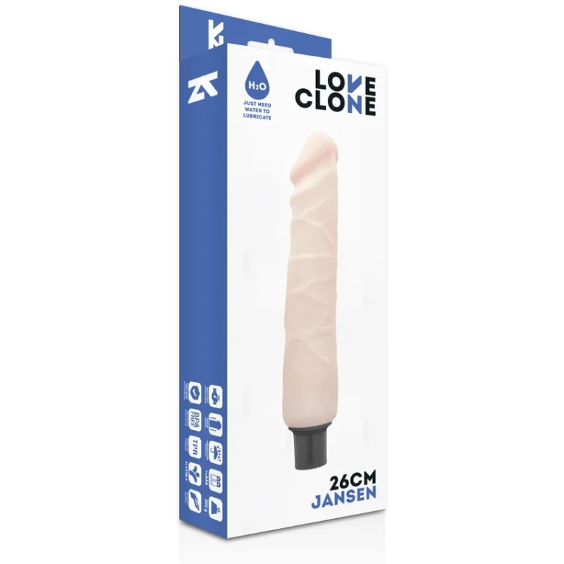 LOVECLONE - Jansen Self Lubrication Vibrador 26 Cm -O- 4.2 Cm- - Imagen 5