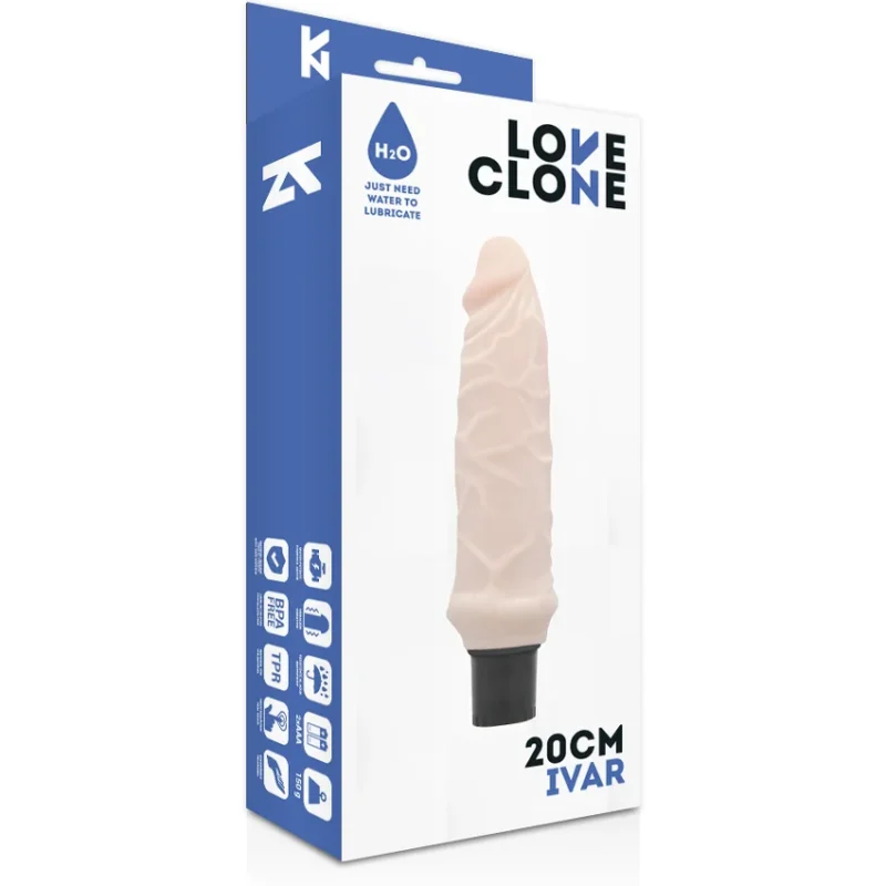 LOVECLONE - Ivar Self Lubrication Vibrador 20 Cm -O- 3.7 Cm- - Imagen 5
