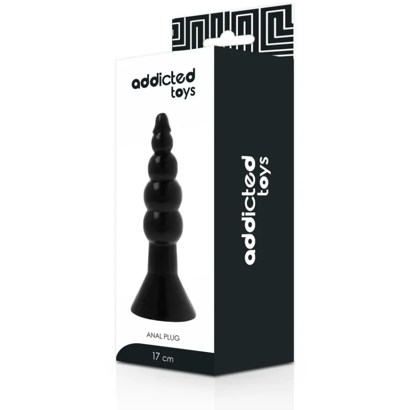 ADDICTED TOYS - Anal Plug 17 Cm Negro - Imagen 4