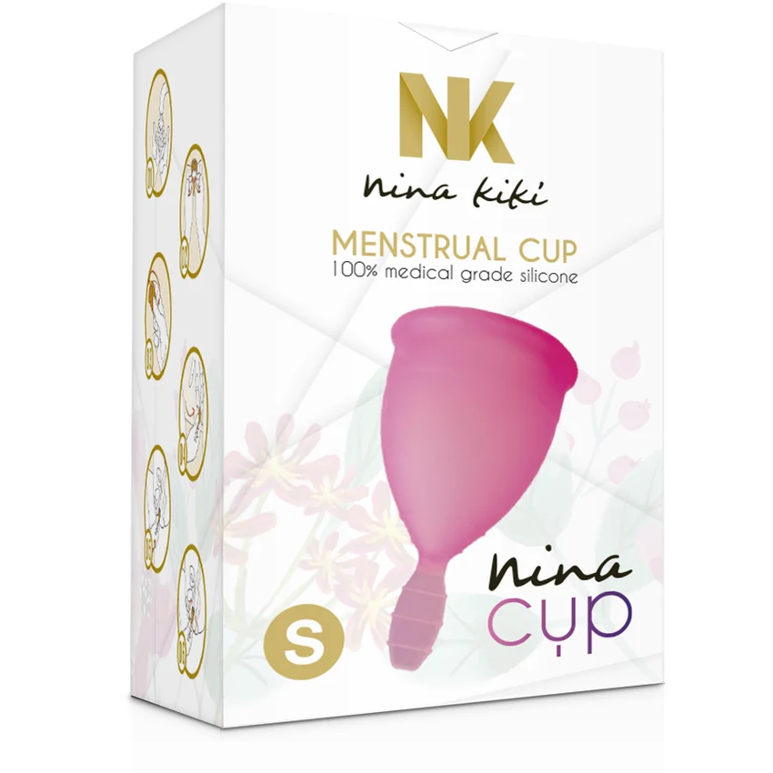 NINA KIKÍ - Copa Menstrual Rosa - Talla S-- - Imagen 7