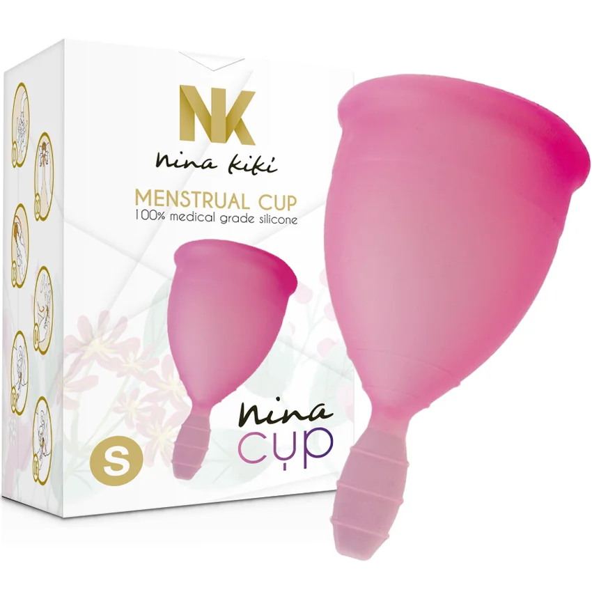 NINA KIKÍ - Copa Menstrual Rosa - Talla S-- - Imagen 8