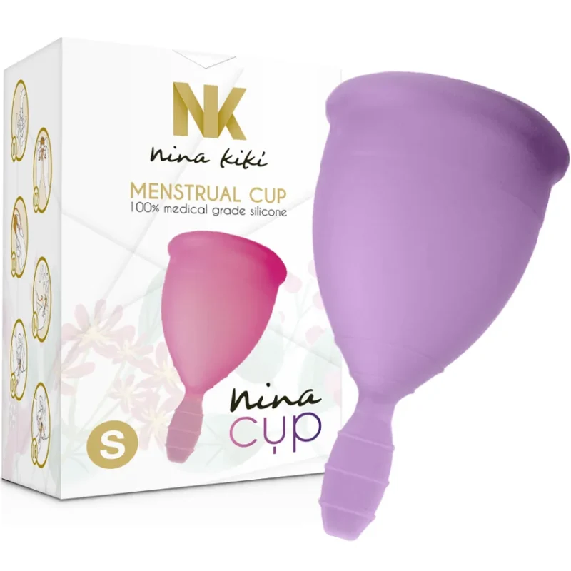 NINA KIKÍ - Copa Menstrual Lila - Talla S-- - Imagen 5