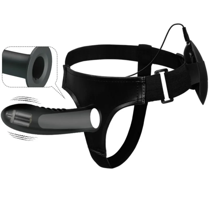 PRETTY LOVE - Myron Strap On Con Vibracion Y Dildo Hueco - Imagen 6