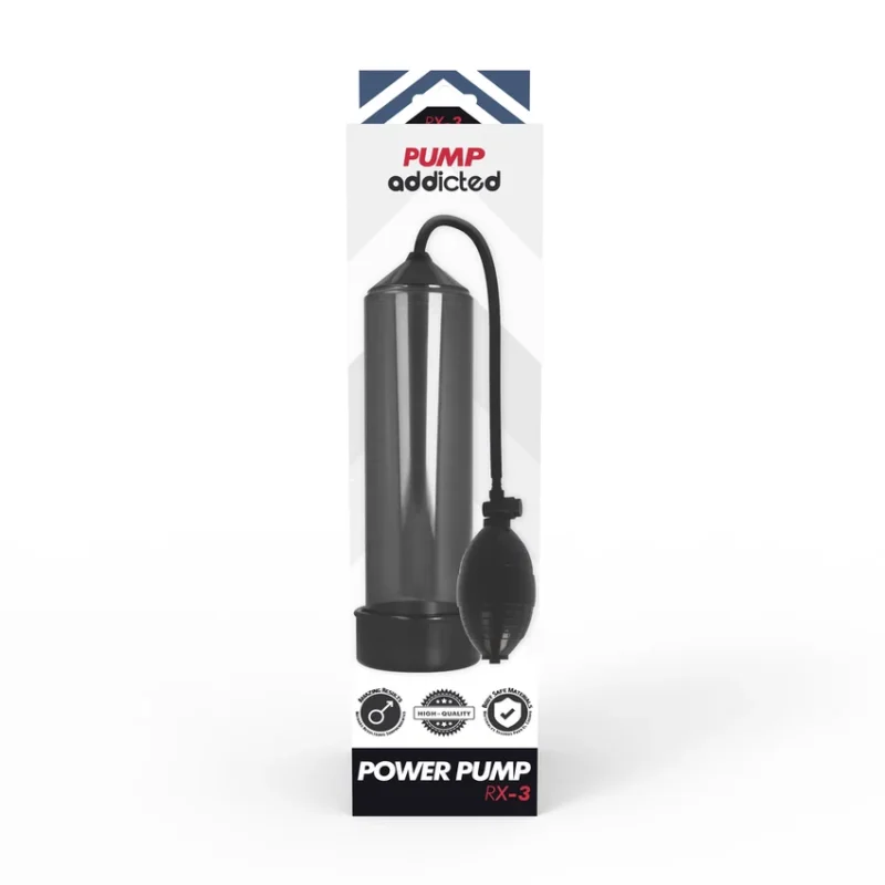 PUMP ADDICTED - Rx3 Bomba Erección Negro - Imagen 6