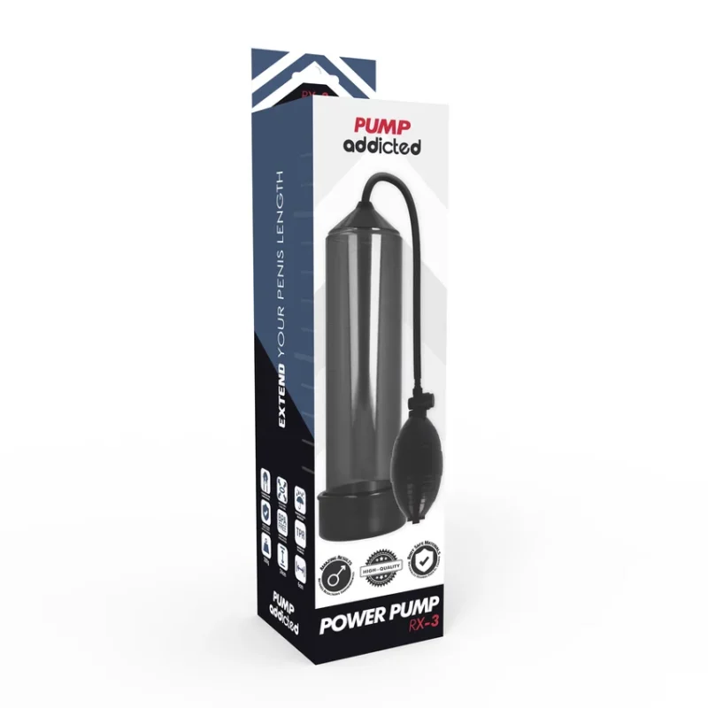 PUMP ADDICTED - Rx3 Bomba Erección Negro - Imagen 7