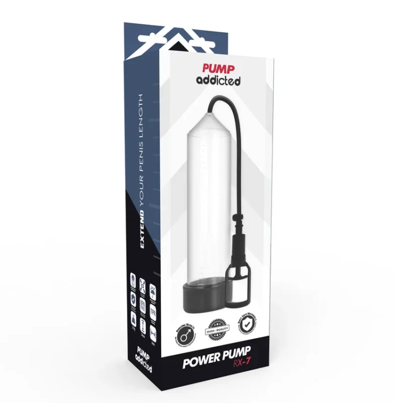 PUMP ADDICTED - Bomba Erección Rx7 Transparente - Imagen 7