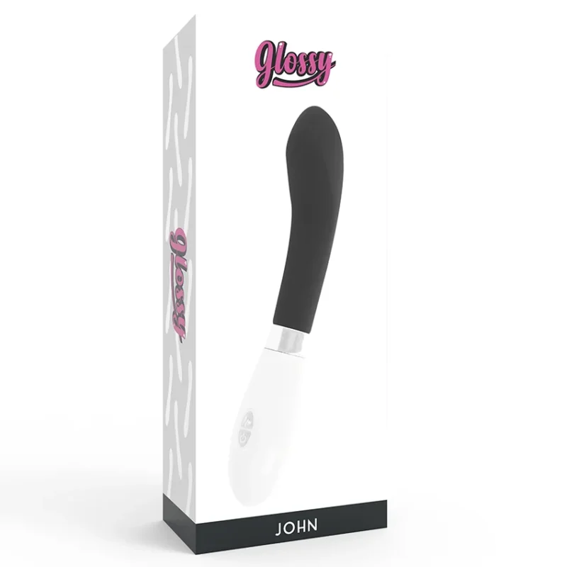 GLOSSY - John Vibrador Negro - Imagen 8
