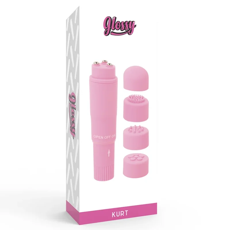GLOSSY - Pocket  Kurt Masajeador Rosa - Imagen 5