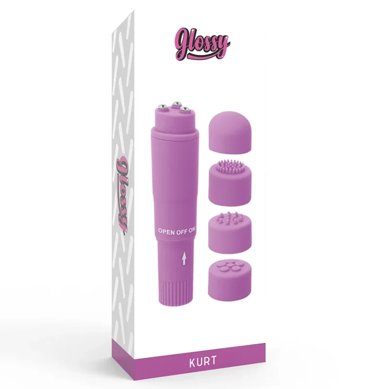 GLOSSY - Pocket  Kurt Masajeador Lila - Imagen 5