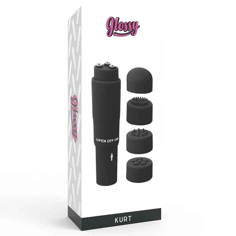 GLOSSY - Pocket  Kurt Masajeador Negro - Imagen 5