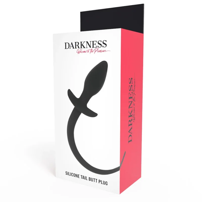 DARKNESS - Plug Anal 28 Cm Silicona Negro - Imagen 4