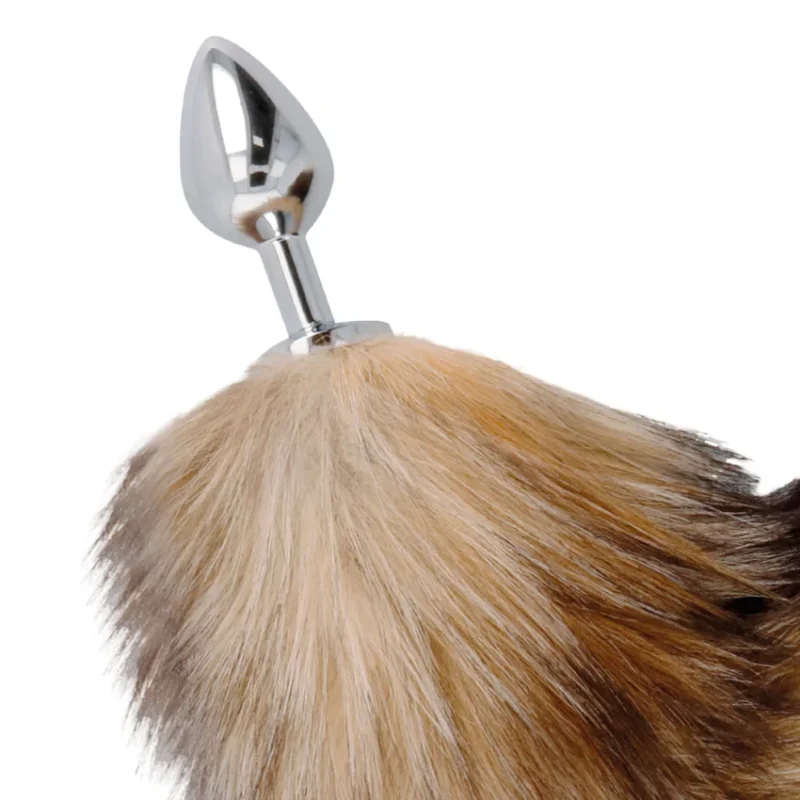 DARKNESS - Tail Butt Plug Silver - Imagen 4