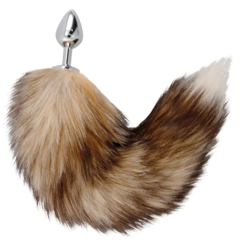 DARKNESS - Tail Butt Plug Silver - Imagen 5