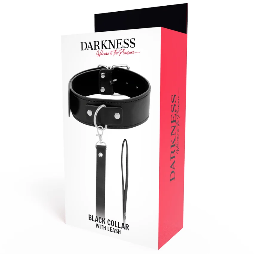 DARKNESS - Collar De Postura Con Cadena Leather - Imagen 6