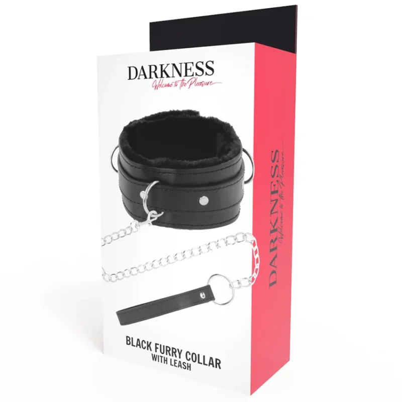 DARKNESS - Collar Confortable De Postura Con Cadena Leather - Imagen 6