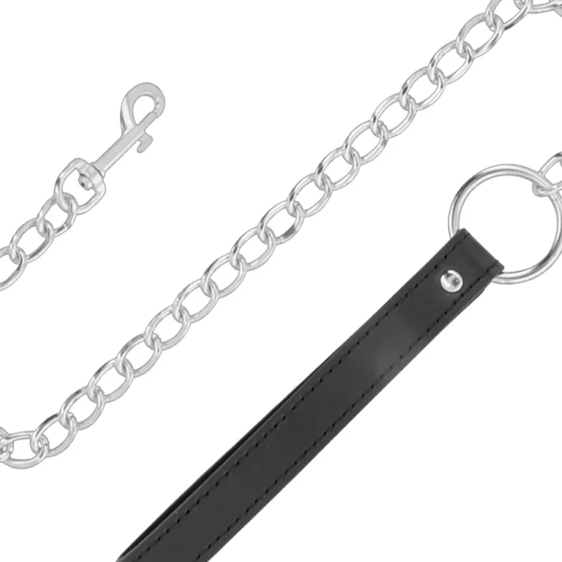 DARKNESS - Collar Con Cadena Soft Leather - Imagen 4
