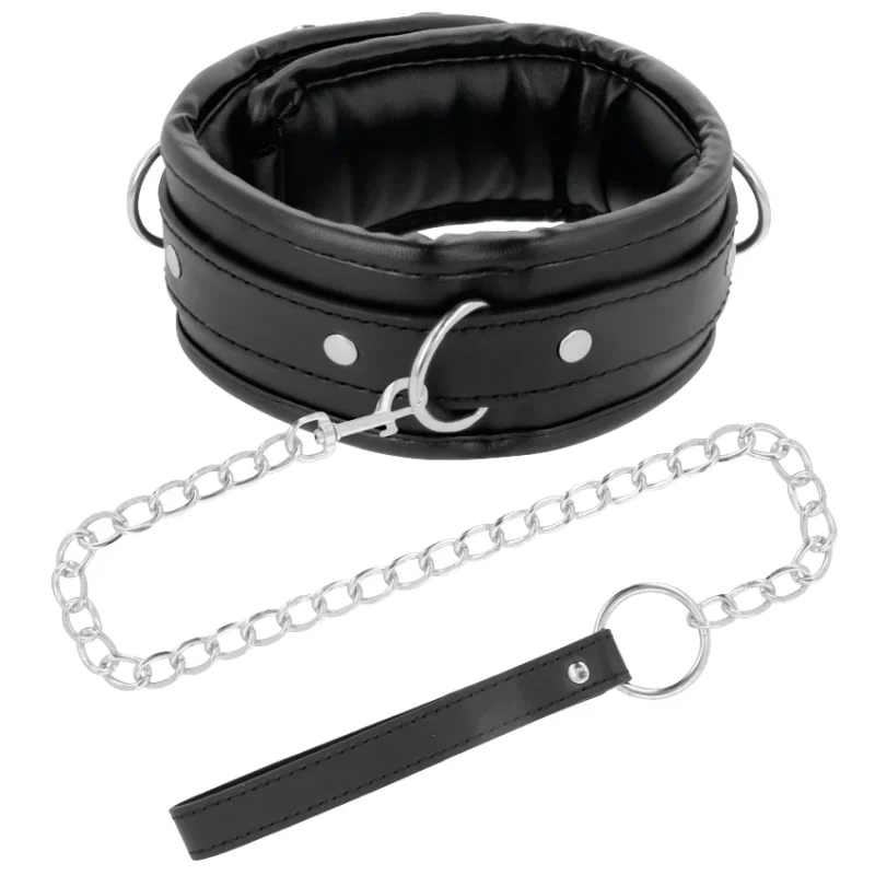 DARKNESS - Collar Con Cadena Soft Leather - Imagen 3