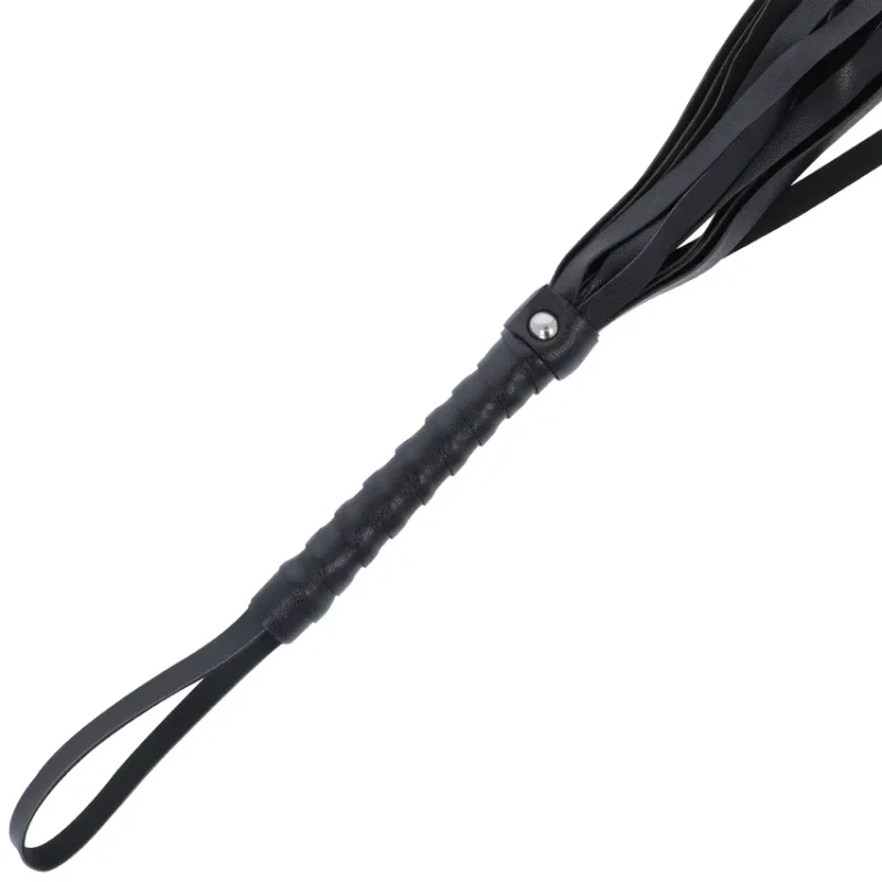 DARKNESS - Látigo Bondage Negro 45 Cm - Imagen 3