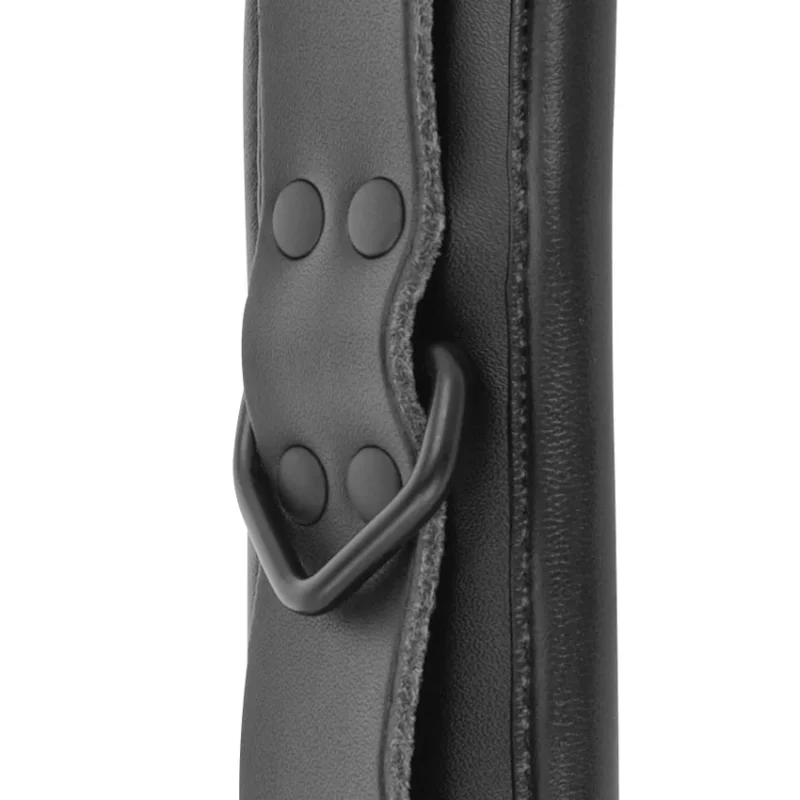 DARKNESS - Esposas Ajustables Tobillos Leather Negro - Imagen 5