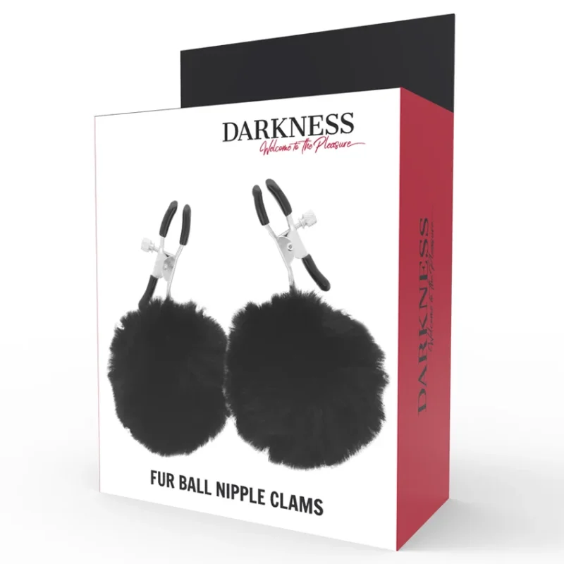 DARKNESS - Pinzas Para Pezones Con Pompones 1 - Imagen 5