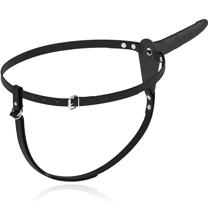 FETISH SUBMISSIVE HARNESS - Vibrador Silicona Negro 15 Cm - Imagen 6