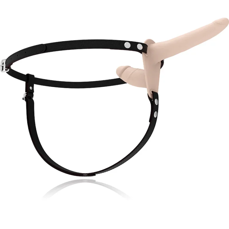 FETISH SUBMISSIVE HARNESS - Doble Penetración Vibrador Flesh Up - Imagen 4