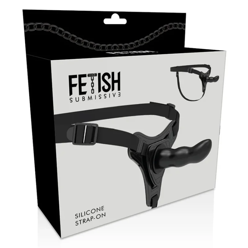 FETISH SUBMISSIVE HARNESS - Silicona Negro G-Spot 16 Cm-- - Imagen 5