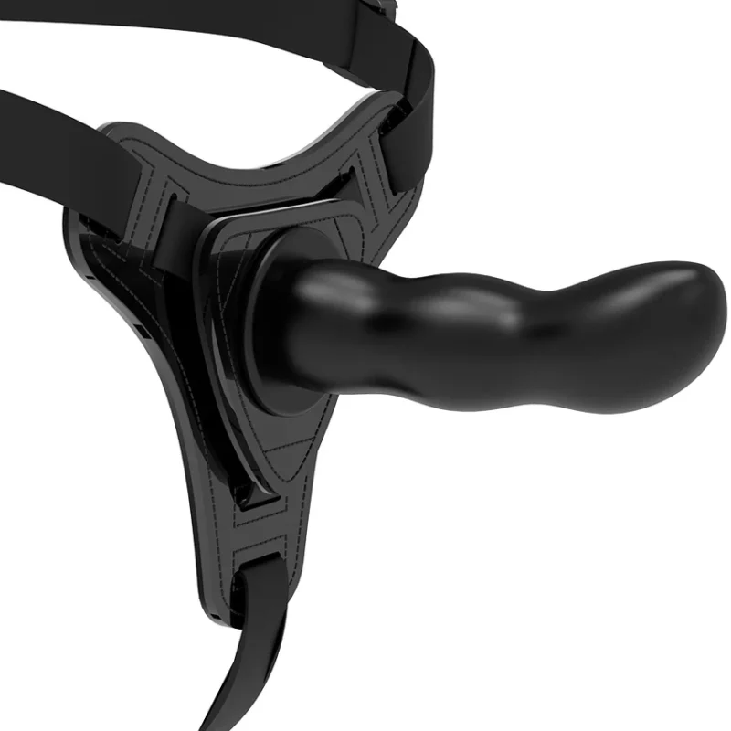 FETISH SUBMISSIVE HARNESS - Silicona Negro G-Spot 16 Cm-- - Imagen 6