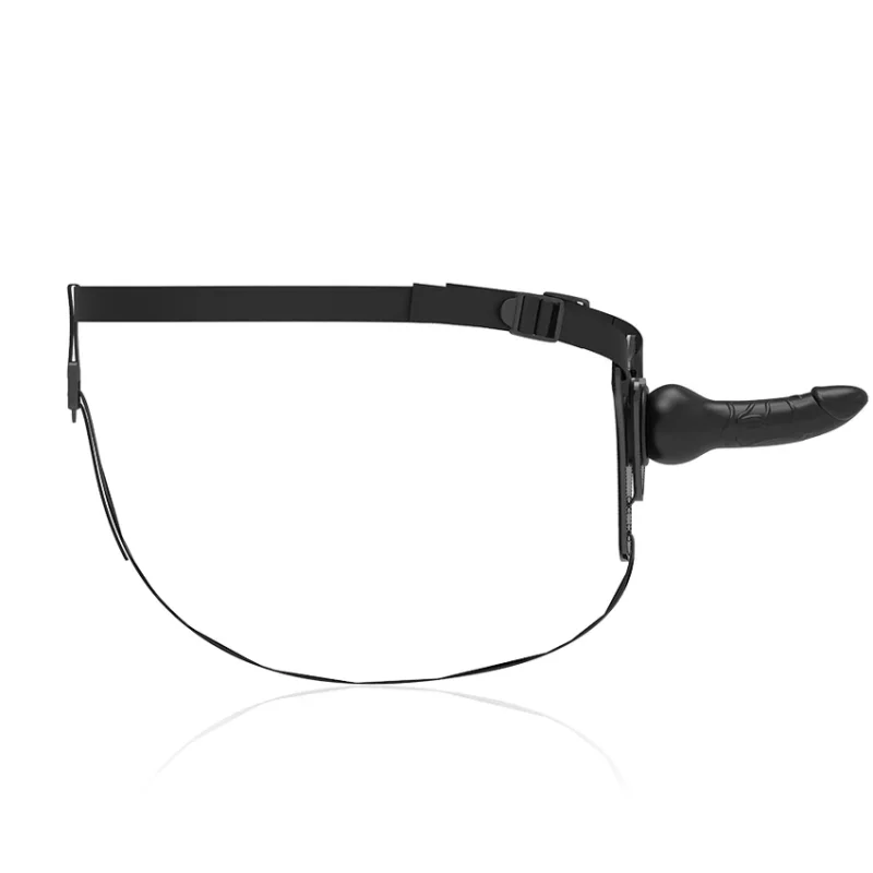FETISH SUBMISSIVE HARNESS - Silicona Negro Realistic 16 Cm - Imagen 4