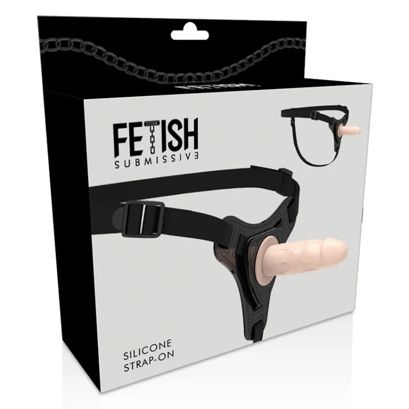 FETISH SUBMISSIVE HARNESS - Silicona Flesh Realistic 12.5 Cm - Imagen 5