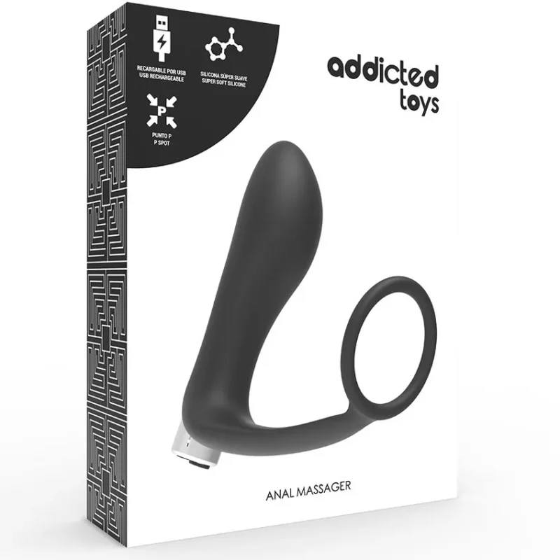 ADDICTED TOYS - Vibrador Prosttico Recargable Model 1 - Negro-- - Imagen 7