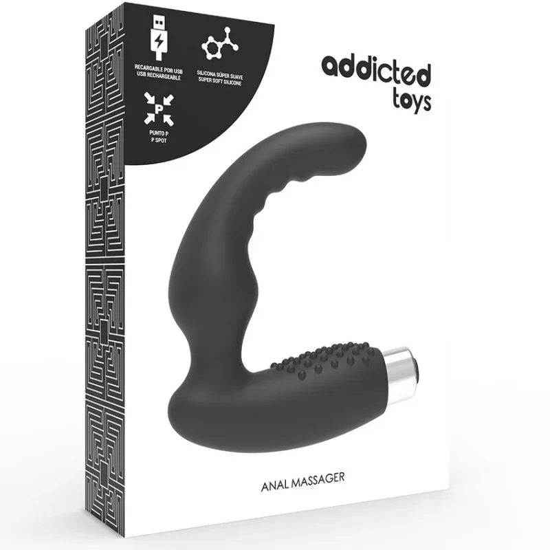 ADDICTED TOYS - Vibrador Prosttico Recargable Model 2 - Negro-- - Imagen 6