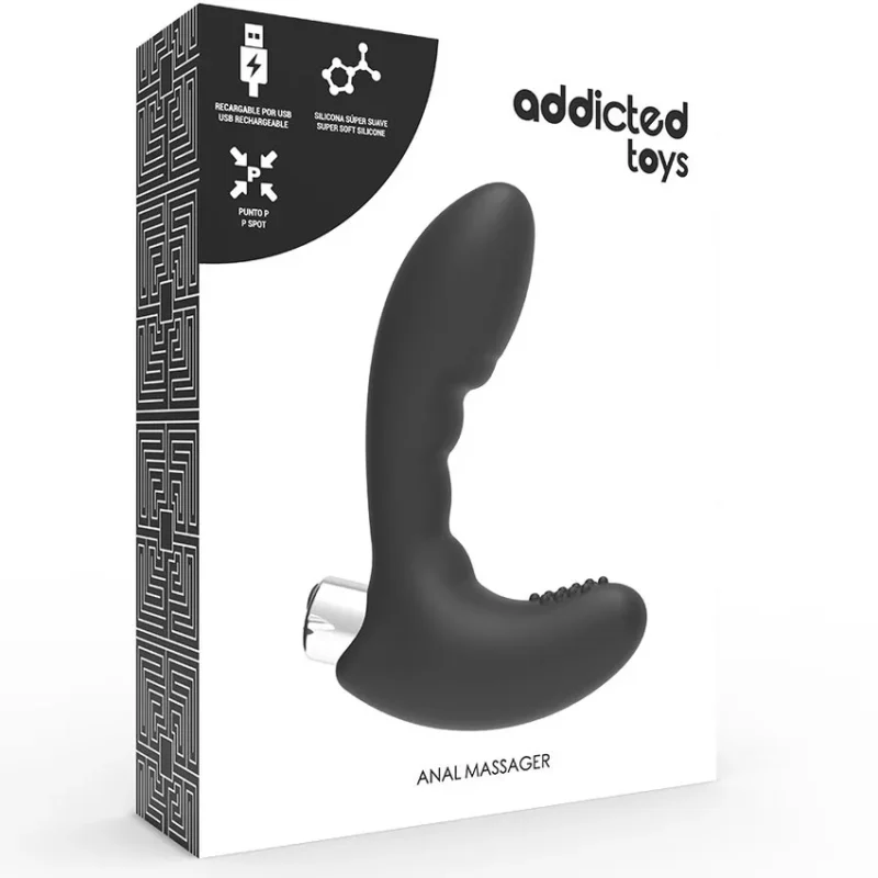 ADDICTED TOYS - Vibrador Prosttico Recargable Model 4 - Negro-- - Imagen 7