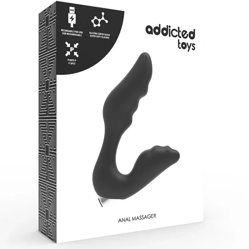 ADDICTED TOYS - Vibrador Prosttico Recargable Model 6 - Negro-- - Imagen 7