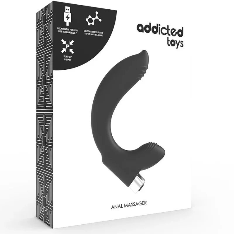 ADDICTED TOYS - Vibrador Prosttico Recargable Model 7 - Negro-- - Imagen 7