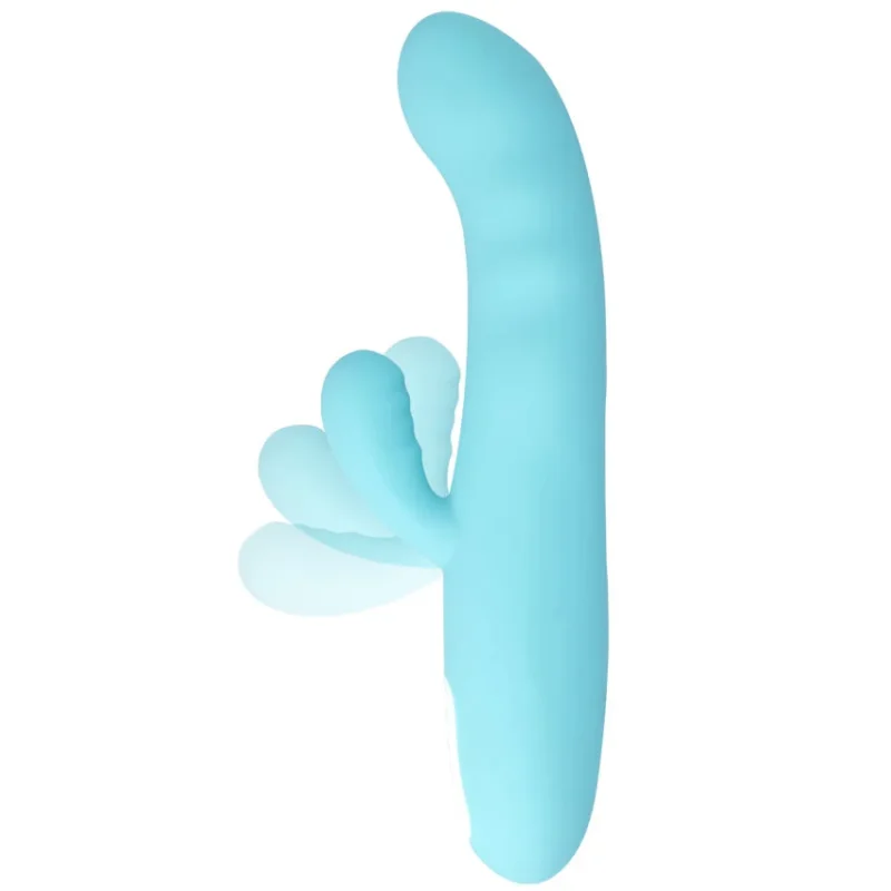 MIA - Eiffel Vibrador Rotador Azul Turquesa - Imagen 3