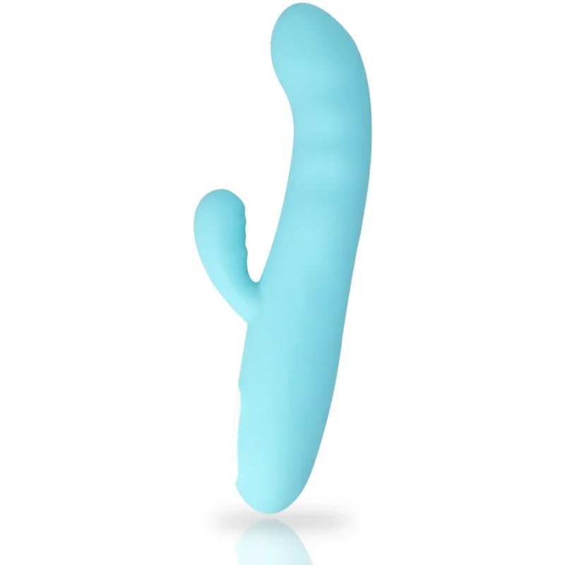 MIA - Eiffel Vibrador Rotador Azul Turquesa - Imagen 5