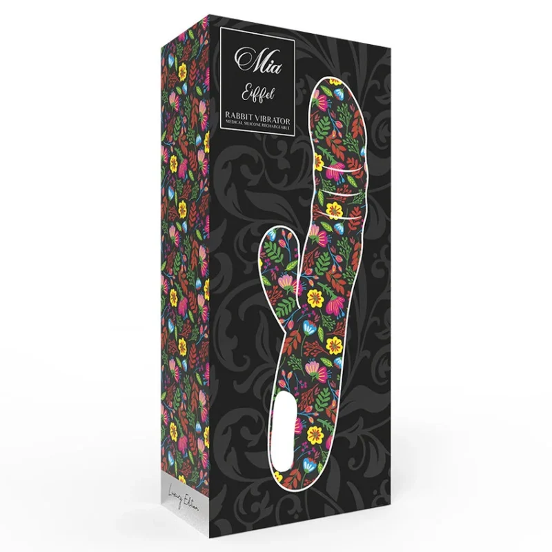 MIA - Eiffel Vibrador Rotador Azul Turquesa - Imagen 7