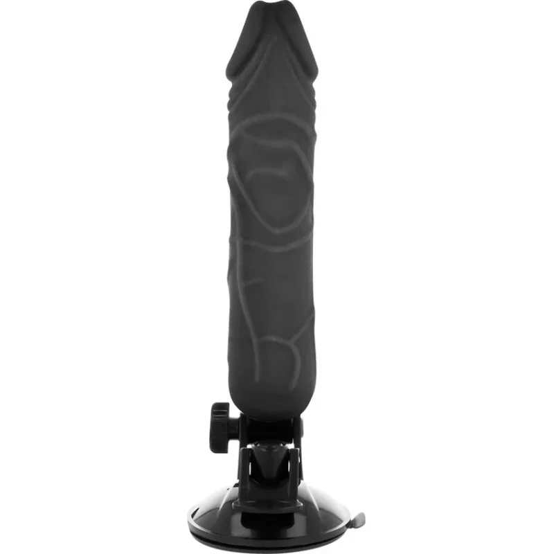 BASECOCK - Vibrador Realistico Control Remoto Negro 20 Cm -O- 4 Cm- - Imagen 4