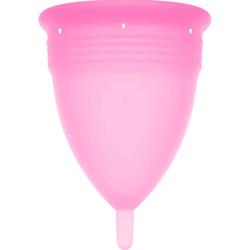 STERCUP - Copa Menstrual Fda Silicona Rosa - Talla L-- - Imagen 3