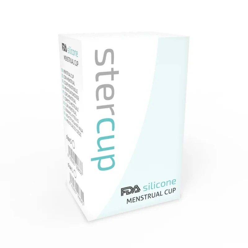 STERCUP - Copa Menstrual Fda Silicona Aquamarina - Talla S-- - Imagen 5