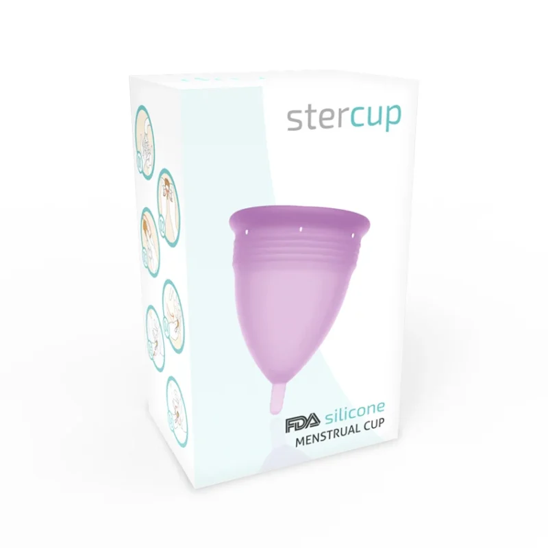STERCUP - Copa Menstrual Fda Silicona Lila - Talla S-- - Imagen 6