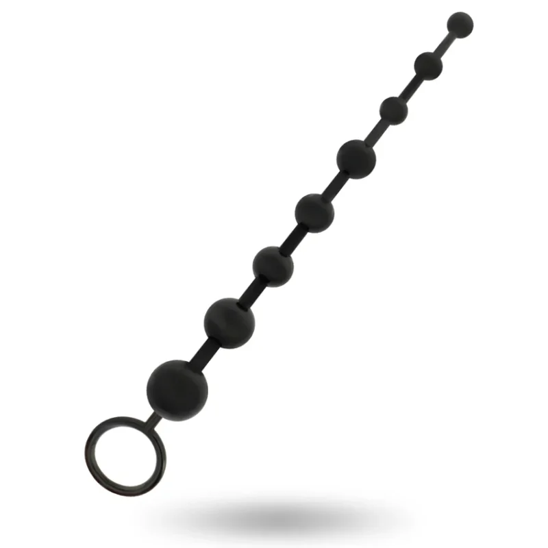 ADDICTED TOYS - Anal Beads 29 Cm Negro - Imagen 3