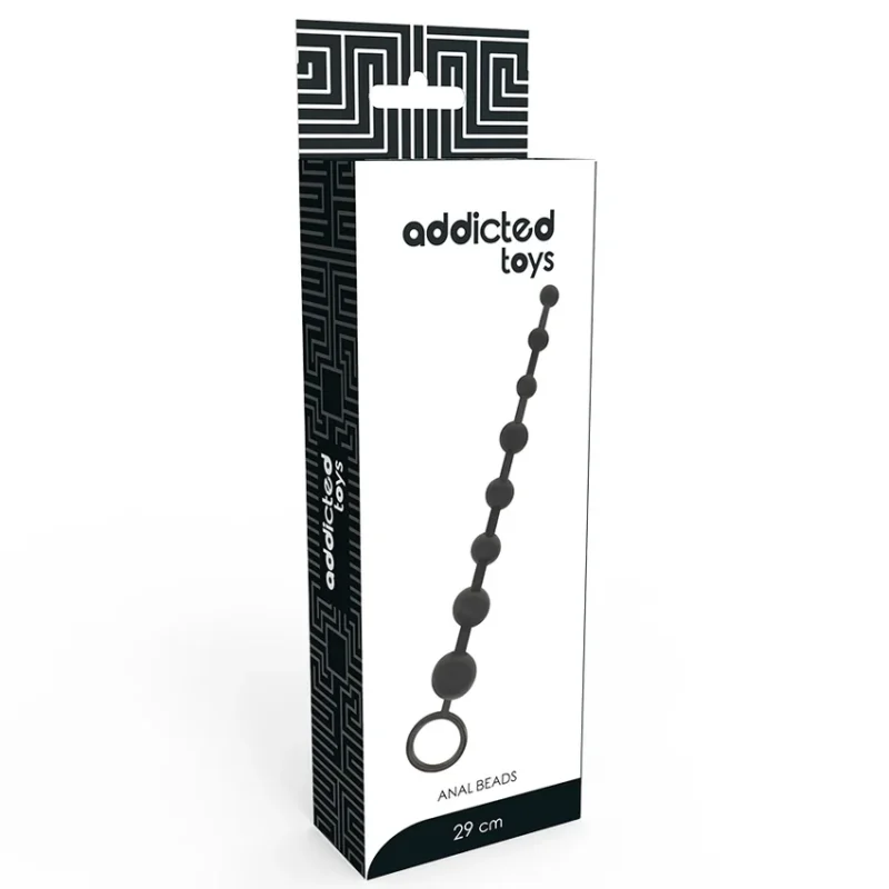 ADDICTED TOYS - Anal Beads 29 Cm Negro - Imagen 6
