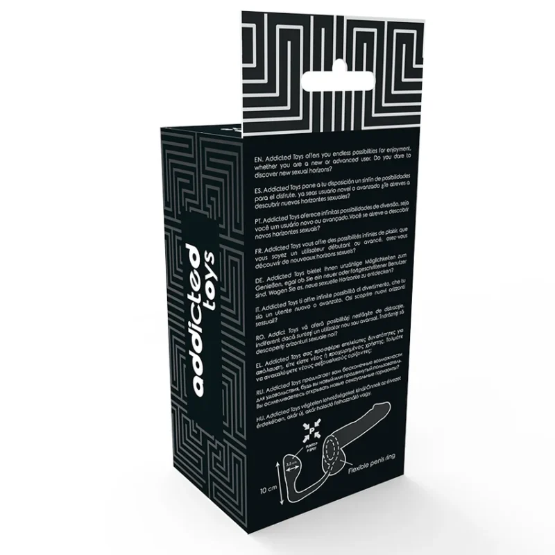 ADDICTED TOYS - Plug Anal Con Anillo Pene Negro - Imagen 6