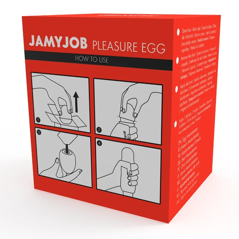 JAMYJOB - Huevo Masturbador Discreto Version Rojo Joy - Imagen 11