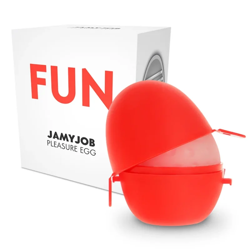 JAMYJOB - Huevo Masturbador Discreto Edicion Rojo Fun - Imagen 3