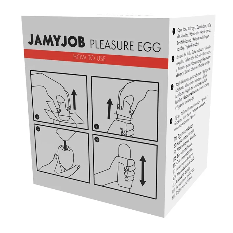 JAMYJOB - Huevo Masturbador Discreto Edicion Rojo Fun - Imagen 12