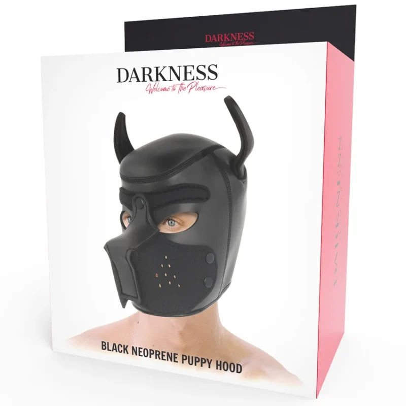 DARKNESS - Máscara Perro De Neopreno Con Hocico Extraíble L - Imagen 7